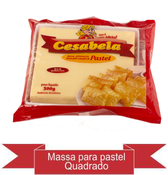 Massa para Pastel Cortada Quadrada