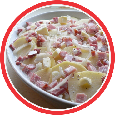 Salada de Batata e Presunto